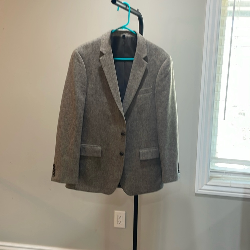 Slim-fit Thompson wool herringbone blazer